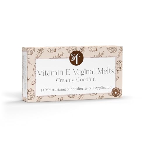 Image of Femallay Organic Vaginal Melts - Coconut - Moisturizes and Refreshes - 14 Count + Applicator | Feminine Moisturizing Support for Gentle Daily Vaginal Hydration & Comfort, with Natural Ingredients that Sooth and Refresh