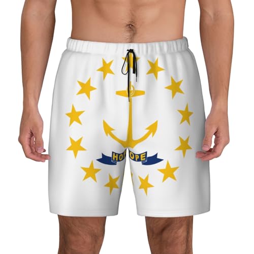 Short de bain pour homme Rhode Island : maillot de bain léger, vêtement de plage outdoor respirant