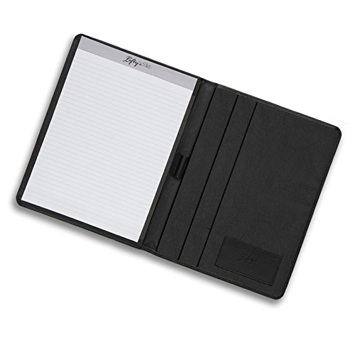 Lefty's The Left Hand Store Left-Handed Black Eco-Leather Padfolio