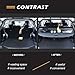 WYMZF Car Retractable Trunk Cargo Shelf Covers, for Ford Everest Cargo Interior Security Decoratio Rganizer Boot Shield, Auto Accessories