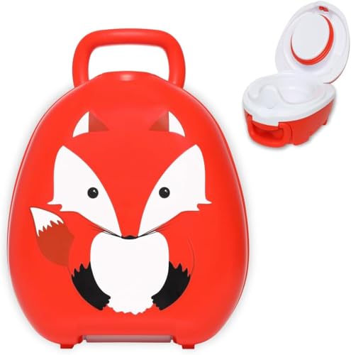 My Carry Potty - Blue Pastel Travel Potty Award-Winning Portable Toddler Toilet Seat for Kids to Take Everywhere product thumbnail 14