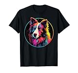 Photo Gallery colorato border collie dog dad mom graffity maglietta Photo Gallery colorato border collie dog dad mom graffity maglietta