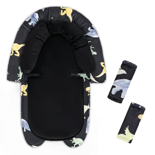 Infant Car Seat Insert & Strap Cover for Baby Boys