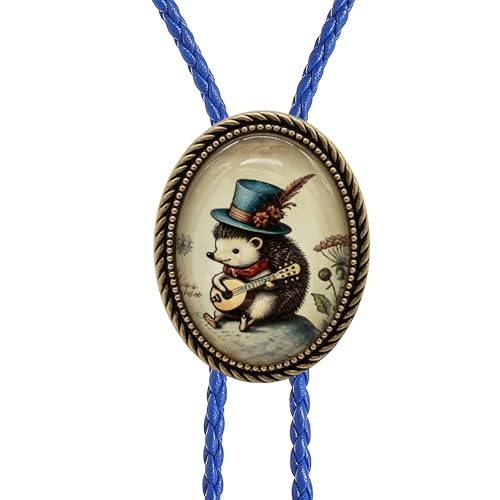 Image of Jeilwiy Bolo Tie for Men Western Cowboy Gothic Bolo Tie Necklace Halloween | Glow in Dark Bolo Tie for Men Women, 3D Halloween Bolo Tie, Gothic Western Ties, String Ties for Men Rodeo Leather Necktie