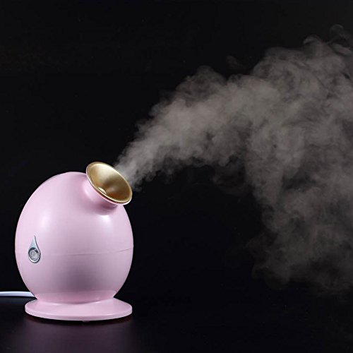 SexyBeauty Warm Nano Ionic Facial Steamer Hydration System with Hot Mist Personal Sauna SPA System for Skin Care (Pink)