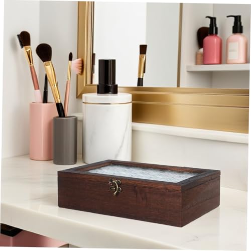 Caja mediana de madera Hemobllo para evitar la pérdida de joyas y proteger accesorios 7
