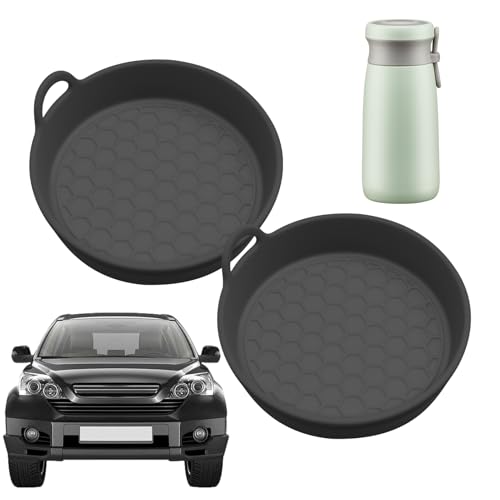 Positas de portavasos para automóviles, posavasos para automóviles para portavasos,Silicona 2 piezas Posta de portavasos de coche - Ejecdes de interiores de automóvil decorativos elegantes para oficin