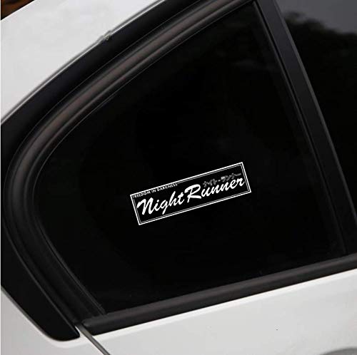 Night Runner Auto Aufkleber 17.5x4.8cm - Vinyl Decal Für Auto, Motorrad & Deko