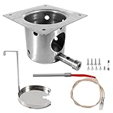 アップグレードされたファイヤーバーンポットとホットロッドイグナイターキット ピットボス、トレーガー、キャンプシェフペレットグリル、バーナーポット交換部品、アッシュリムーバー、ヒューズ、ネジ付き