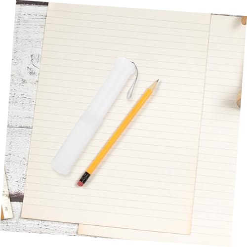 Image of Operitacx 2pcs Extendable Plastic Paint Brush Case Clear Long Paint Brush Holder Tube Storage Paintbrush Organizer Pencil Container Dustproof Watercolor Pen Container for Drawing Tools