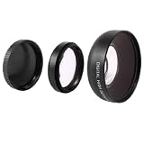 Qtqgoitem 46mm 0.45X Magnifier Multi Coated Wide Angle Macro Lens Filter for DSLR Camera (model: e5b 46d de6 ef2 49b)