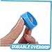 balacoo 5PCS Tennis Racket Grip Bands Silicone Handle Wrap Absorbent Sweat Overgrip for Tennis Squash and Pickleball Random Color
