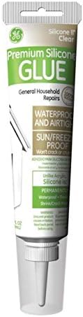 Ge Ge280 Silicone Ii 2.8oz Clear Premium Household Silicone Glue