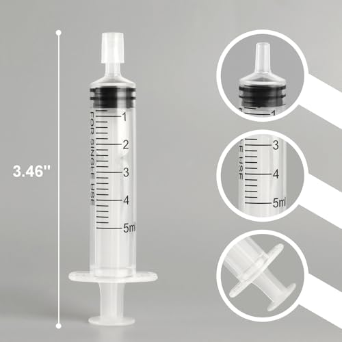 Perfume Dispenser Pump Perfume Extraction Plastic Adapter Syringe Pump for Travel Refillable Perfume Atomizer Spray Bottle (5PCS) (5ML)3