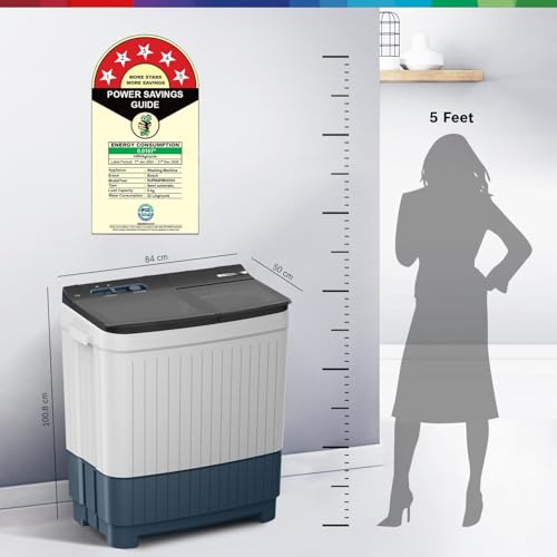 Image of Bosch 9 kg 5 Star Semi-Automatic Top Loading Washing Machine (2025 Model, WJP904P0IN, 3 Wash Programs, Anti-Rust Body, 1300 RPM Spin Speed, Peacock Blue, 2 Years Comprehensive Warranty)