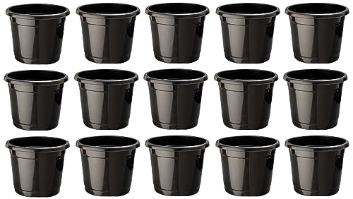Varshney Gardening 10 Inches Black Nursery Flower Pots Indoor & Outdoor Gardening Pack of 15 (B0CG4G3BY5) Amazon Price History, Amazon Price Tracker