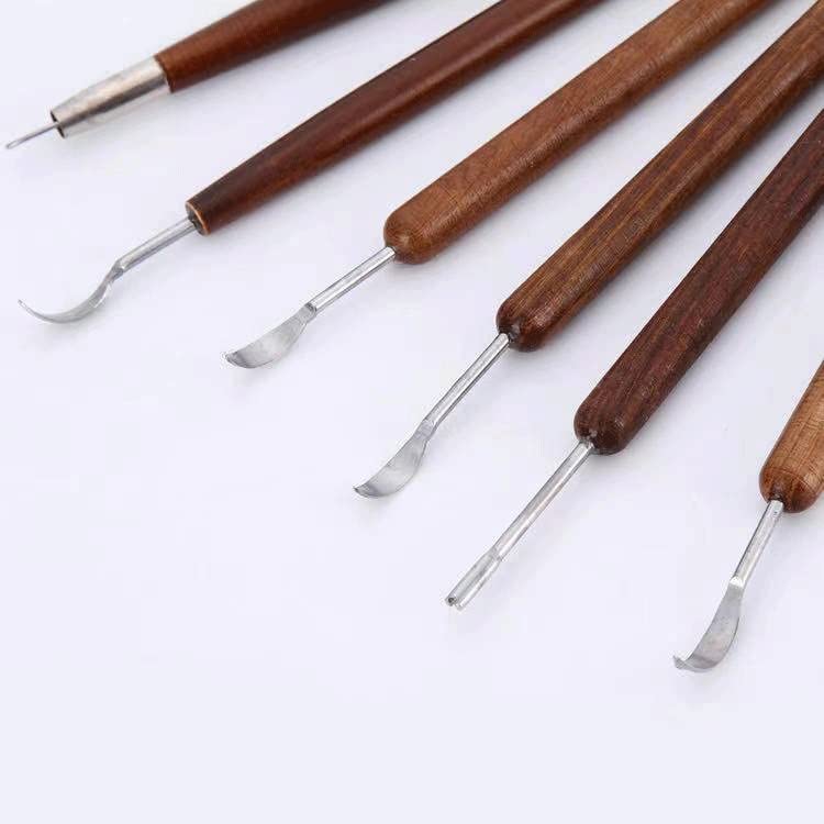 Kit de modelage de précision pour poterie fine avec outils argile double tête - 5