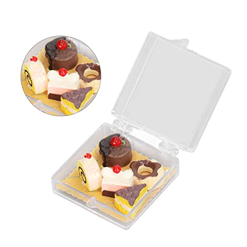 Shanrya Miniatur Puppenhaus sichere Verwendung 1:12 Puppenhaus Miniatur Desserts Harz schönes schönes Material für 1:12… – Bild 6