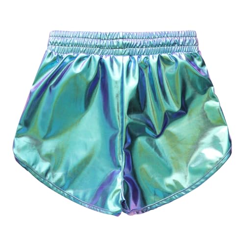 Girls Metallic Shorts Sparkly Shinly Dance Hot Pants Kids Glitter Gymnastics Shorts2