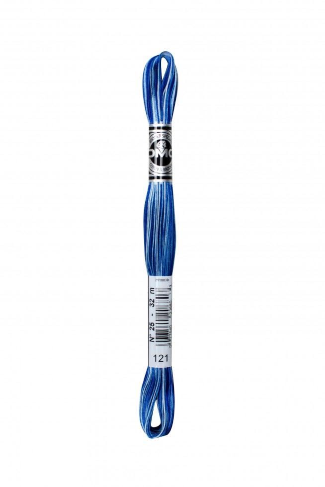 DMC Size 25 Coton A Broder Special Embroidery Thread - 121 Blue - Each — image 1