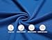 COOFANDY Men's Fashion Athletic Hoodies Pullover Long Sleeve Gym Workout Flexible Hooded Sweatshirt for Men, Blue, XX-Large