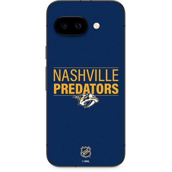 Skinit Decal Phone Skin Compatible with Google Pixel 9a - Officially Licensed NHL Nashville Predators Lineup Design