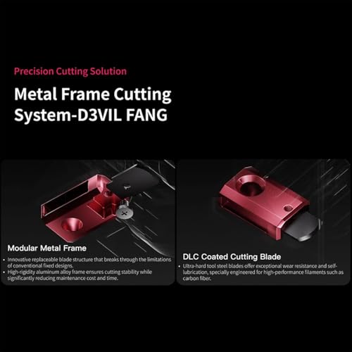 BCZAMD Akcesoria do drukarek 3D Upgrade DXC2 For Creallity K2/K2 Pro/K2 Plus: napęd na podwójne koła zębate z ukośnymi zębami, magnetyczna struktura zatrzaskowa – precyzyjne cięcie – zapewnia stabilne