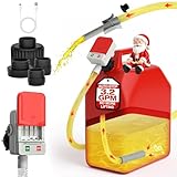 Keimi Fuel Transfer Pump with Auto-Stop, 3.2 Gallon per Min, 51' Extra Long Hose,...
