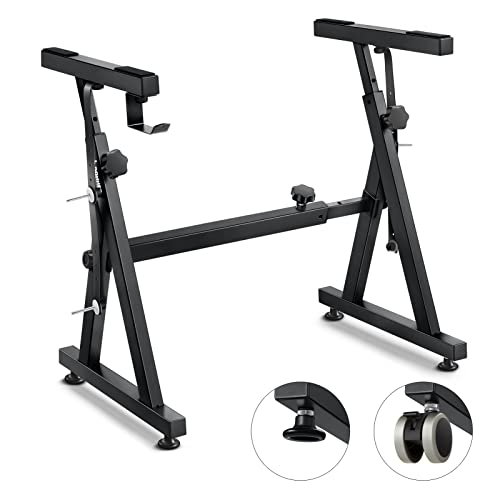 Donner Keyboard Stand, Z-style Heavy-Duty Piano Stand, Adjustable and Portable Piano Keyboard Stand, Suitable for 54, 61 and 88 Keys Electric Keyboards Digital Pianos - image 8