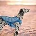 ROZKITCH Dog Cooling Vest, Dog Harness Cooler Jacket with Zipper Opening, Lightweight Evaporative Cooling Vests in Summer Hot Weather Outdoor Hiking Walking Camping Training Hunting Blue L