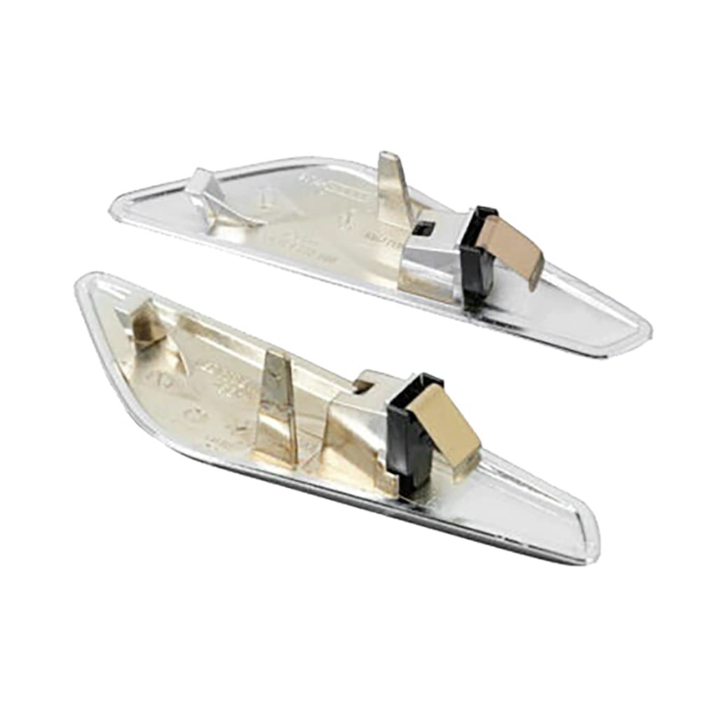 Baceyong Lot de 2 revêtements d'aile avant en ABS chromé, entièrement compatible avec BMW X3 X4 F25 F26 2015-2018, 51117338569, 51117338569, 51117338570
