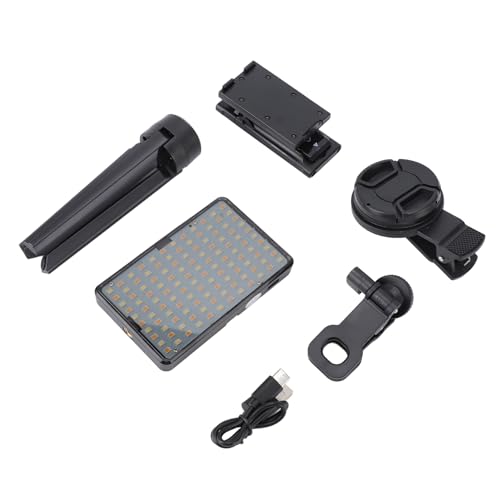 Evita videos oscuros con la luz de relleno para teléfono recargable LED 6