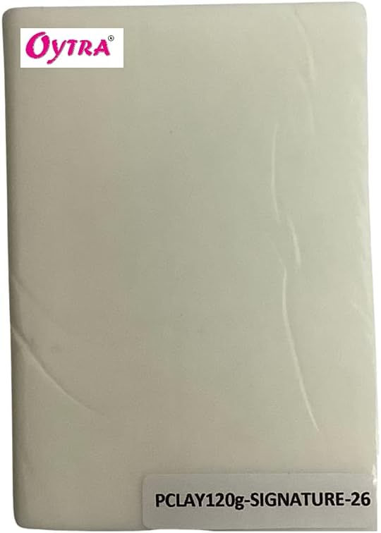 Oytra 115 Gram Signature Polymer Clay Oven Bake Clay (26 Translucent White)