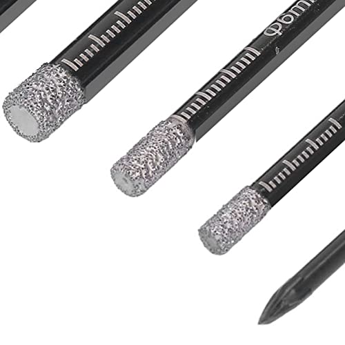 Kit de brocas diamantadas para cerámica y vidrio 5 piezas miniatura 7