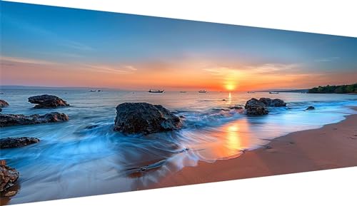 Broderie diamant kit complet de grand format 50x100cm pour peinture adulte art de salon soleil