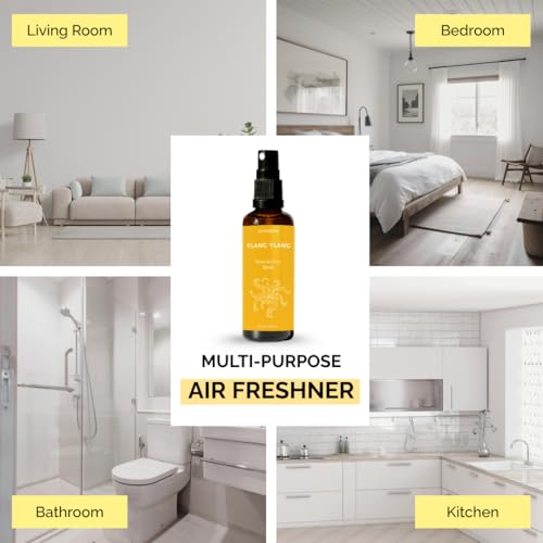 Image of Ylang Ylang Air Freshener Spray for Room, Linen & Pillow 100ml by Aromafume