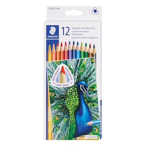 STAEDTLER Triangular Color Pencil, 12pcs