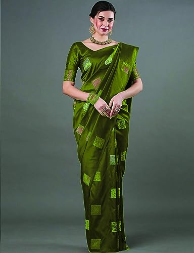 Image of Flosive Woven Kanjivaram Silk Saree With Border