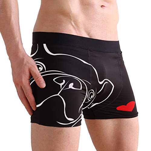 Men's Boxer Briefs Underpants, Dog Panther Shark Dragon Underwear for Men Adult4