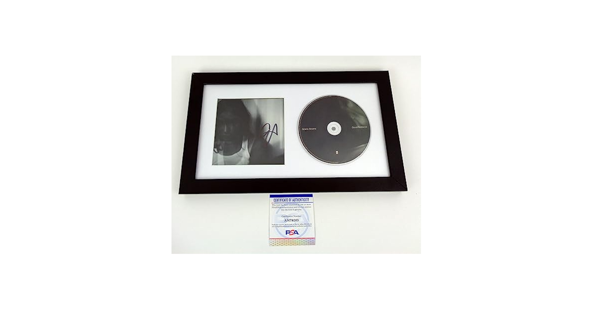 Good Riddance CD Signed Autographed By Gracie Abrams Framed