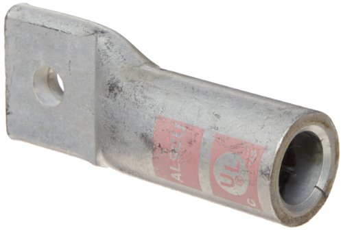 Image of Morris Products 93082 Compression Lug, 1 Hole, Aluminum, 500mcm Wire Range, 1 /2 inch Stud Size