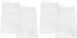 Happyyami 4 Pçs Filtro Acessórios De Limpeza De Piscina Piscina Vácuo Folha Saco De Vácuo Substituição Piscina Folha Vácuo Piscina Folha Mestre Vácuo Com Saco Piscina Folha Coletor Branco