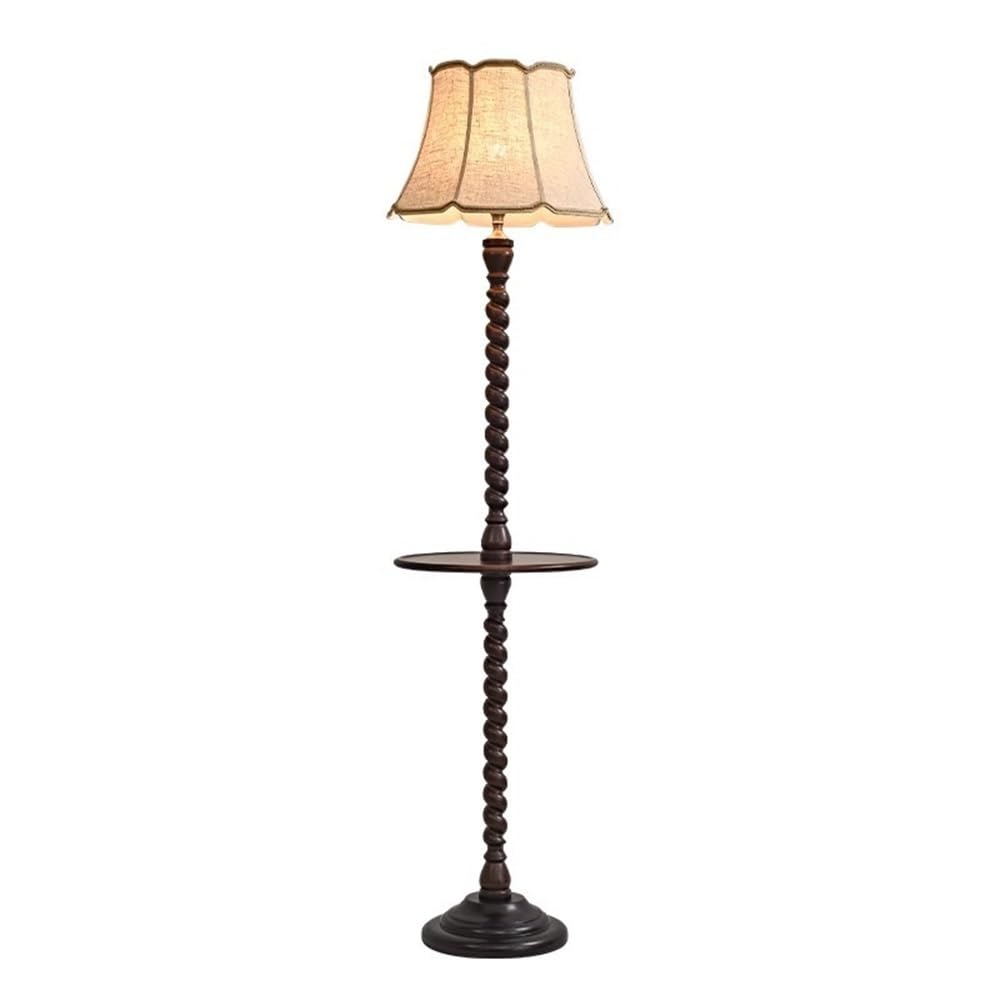 E7v2T9k6 Standard Lamp Living Room Floor Lamp One Sofa Side Wooden Simple Bedroom Nightstand Storage Corner