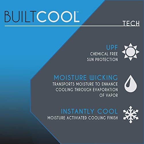 Builtcool AH008-00B-AZ Adult Cooling Baseball Hat – Men & Women Moisture Wicking thumb #4