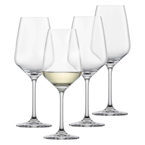 SCHOTT ZWIESEL Tulip White Wine Glass (Set of 4), Wine Glasses for White Wine, Dishwasher-Safe Tritan Crystal Glasses, Made in Germany (12 Ounce)