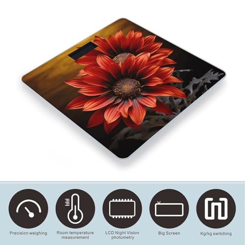 Báscula digital de baño Red Sunflower peso hasta 180 kg miniatura 3