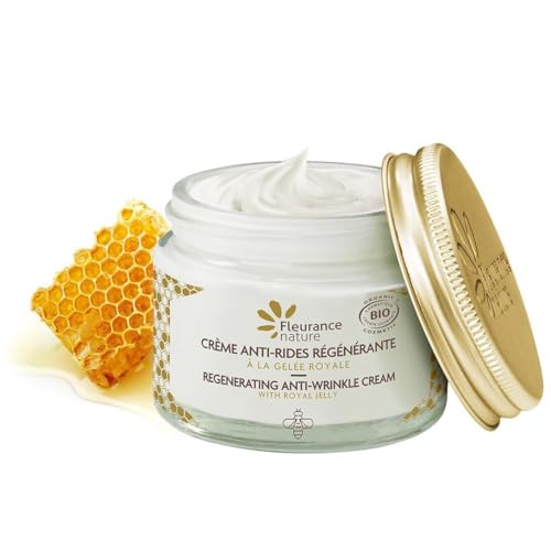 Fleurance Nature- crema anti-arrugas regenerante con Jalea Real- certificado Bio Cosmos Ecocert- Cuidado facial mujer Bio-21156