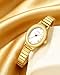 Imagen de CIVO Reloj Mujer Dorado Vintage: Elegante Pequeño Caja Ovalada Esfera Romana Analógico