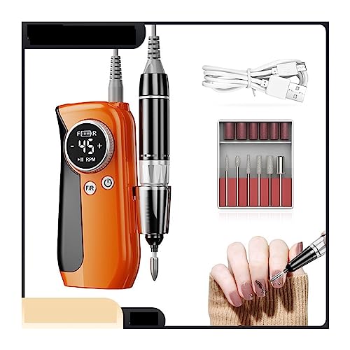Nail-Grinding-Machine-45000RPM-Nail-Drill-Electric-Manicure-Machine-with-LCD-Display-Professional-Cordles-Nail-File-Kit-for-Nail-Equipment-for-DIY-Home-or-Salon-Mani-Pedis