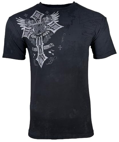 Image of Xtreme Couture by Affliction Men's T-Shirt Brigadier Y2K
